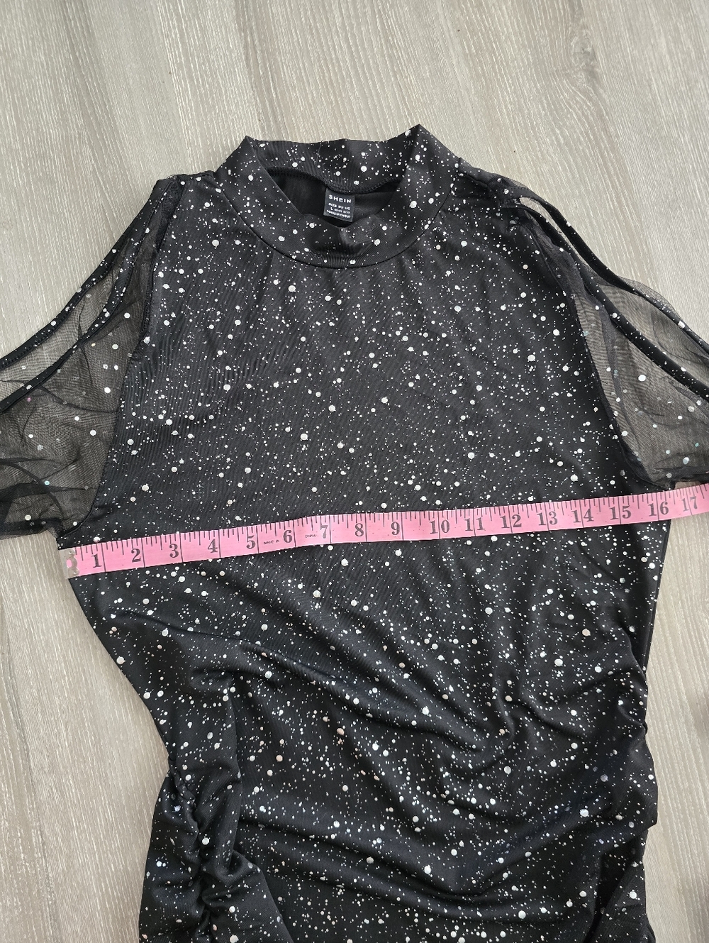 Mesh Cold-Shoulder Dress - Picture 4 of 8